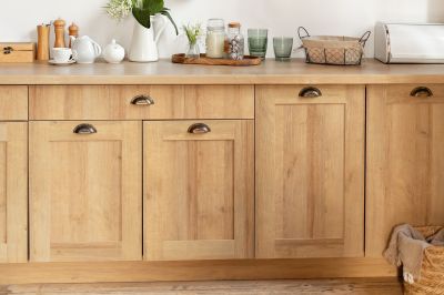 Cherry Cabinet Refacing in Carmel, IN