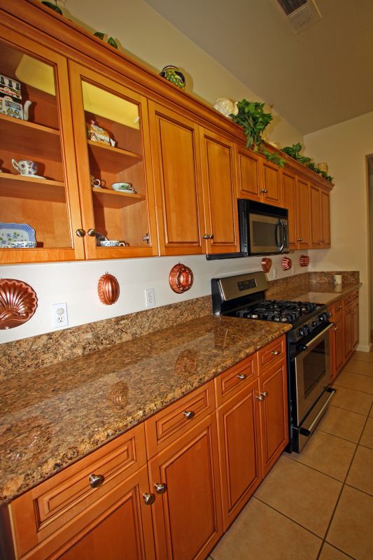 Cherry Cabinet Refacing in Muncie, IN